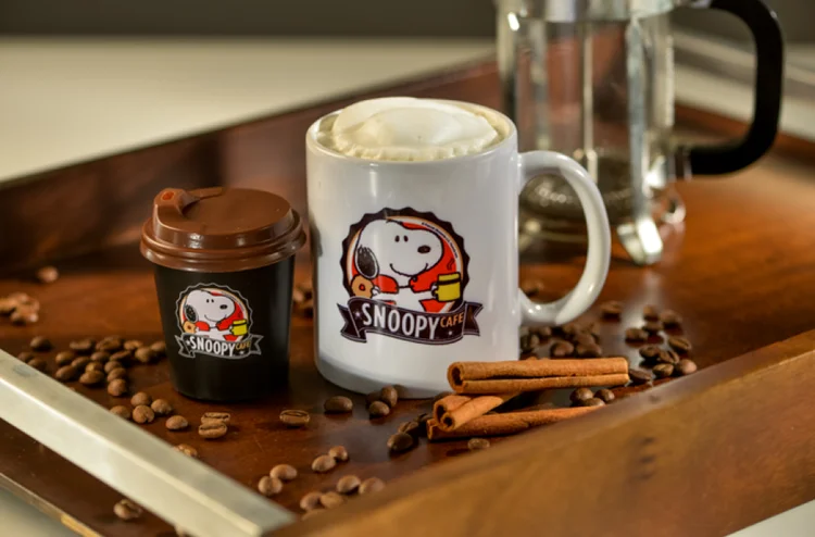 Café Snoopy: empreendimento chega ao Brasil (Café Snoopy/Divulgação)