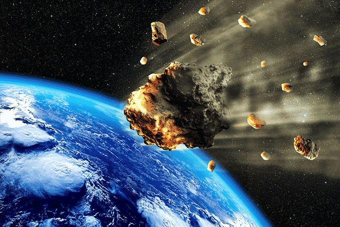 Asteroide que extinguiu os dinossauros (ratpack223/Thinkstock)