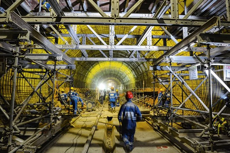 Obra da Odebrecht: a empresa, hoje com um terço do quadro de funcionários que já teve, passa por um dramático processo de depuração e tentativa de sobrevivência | Germano Lüders /  (Germano Lüders/Exame)