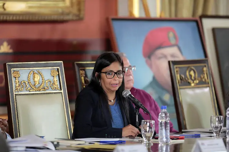 Escolhidos: quem quer que seja eleito estará bem alinhado com Maduro: ele indicou Rodríguez como presidente da constituinte antes mesmo de o restante do corpo da Assembleia ser eleito (Marco Bello/Reuters)