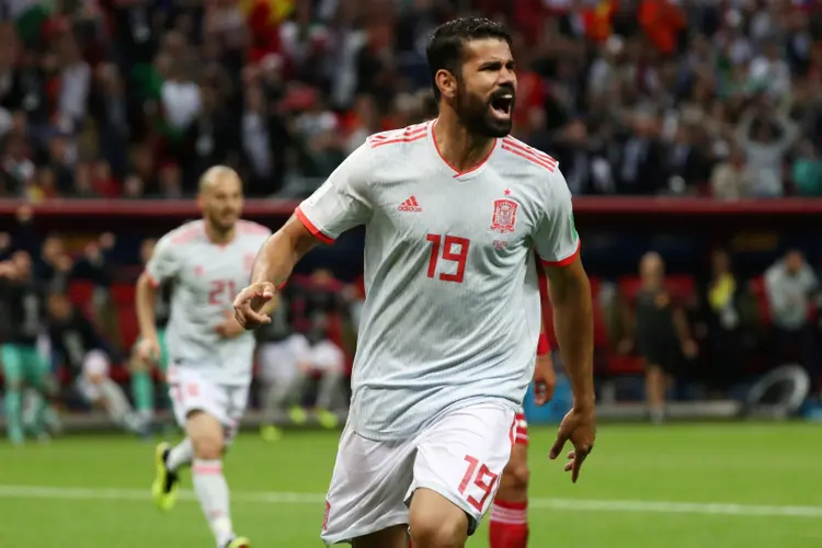 Diego Costa: brasileiro naturalizado espanhol marcou o único gol da partida, aos nove minutos do segundo tempo (Sergio Perez TPX/Reuters)