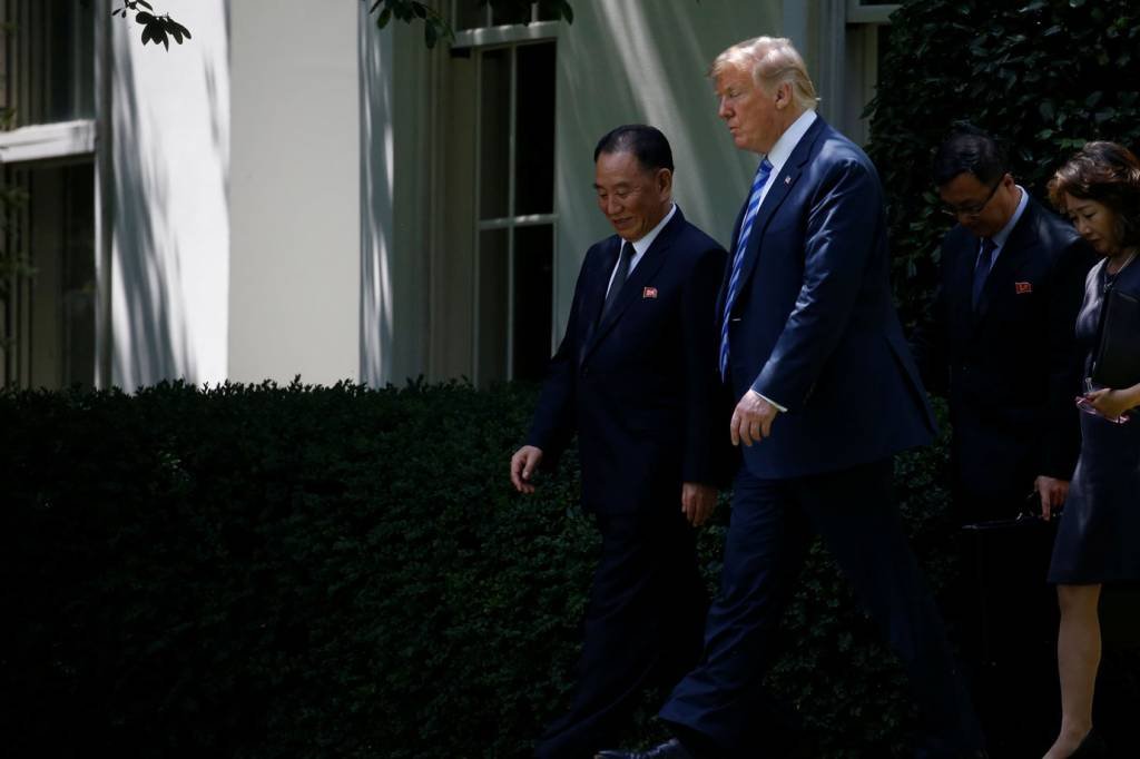 Trump recebe braço direito de Kim Jong-un na Casa Branca