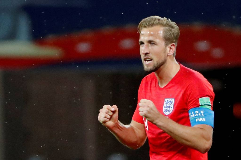 Harry Kane: atacante marcou dois gols na estreia da seleção inglesa na Copa da Rússia (Jorge Silva/Reuters)