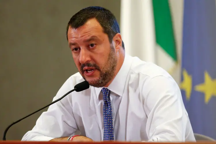 A Itália pede proteção das fronteiras externas da UE e eles também pedem a proteção de suas fronteiras externas, disse Salvini (Tony Gentile/Reuters)