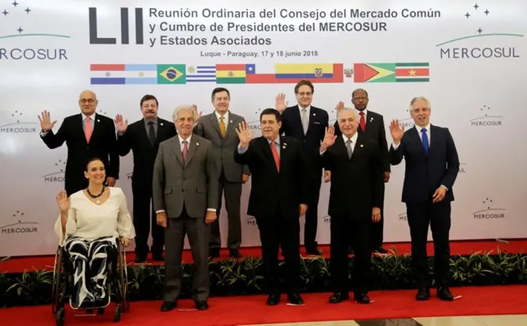 Imagem de arquivo do Mercosul: encontro de líderes dos países membros (Mario Valdez/Reuters)