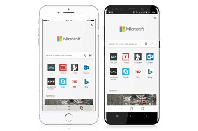 Aplicativo do Microsoft Edge para Android e iPhone bloqueia anúncios