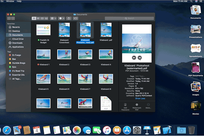 9 Novos Recursos Do Macos Mojave Exame