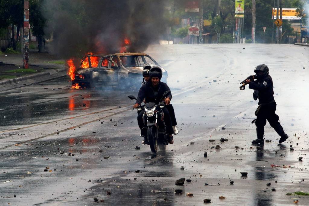 Sobe para 134 número de mortos em protestos na Nicarágua