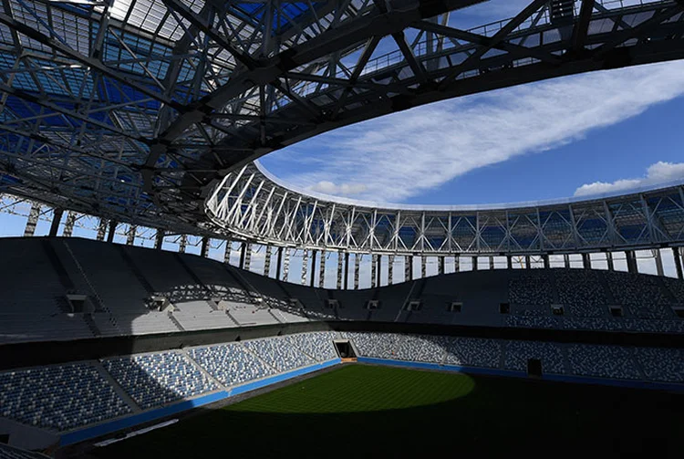 Estádio Nizhny Novgorod tem capacidade para receber 45 mil pessoas (Michael Regan/Getty Images)