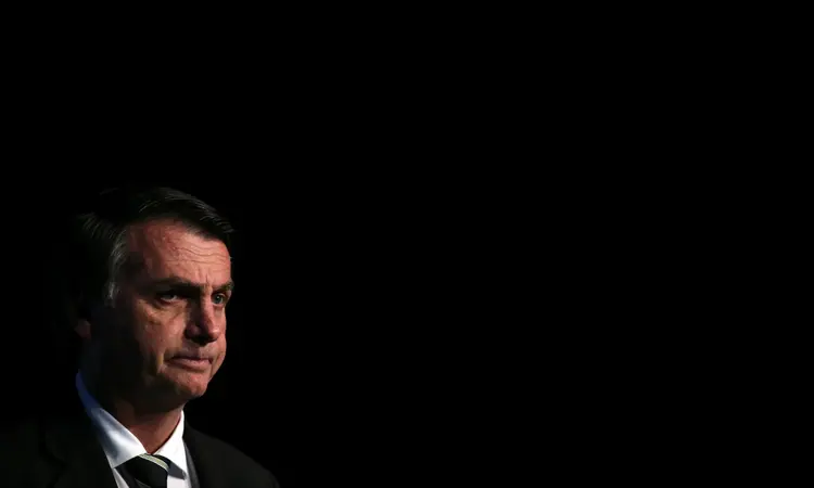 Jair Bolsonaro: líder na pesquisa e em rejeição (Paulo Whitaker/Reuters)