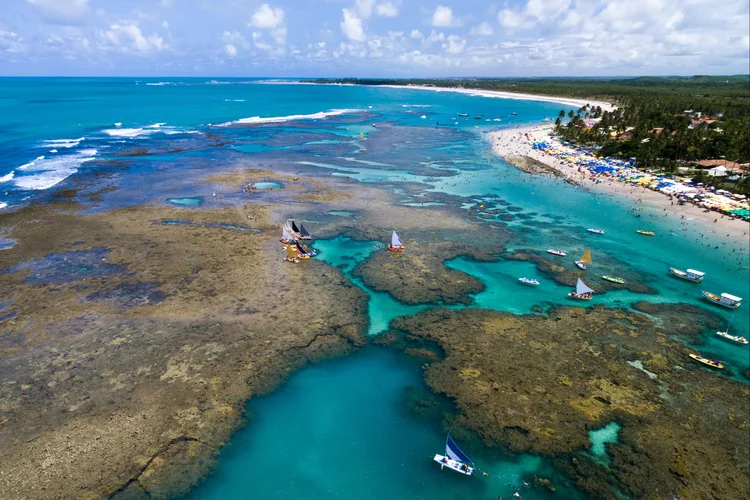 Porto de Galinhas, em Pernambuco: destino é um dos mais procurados pelos clientes da Zarpo (Ildo Frazao/Thinkstock)