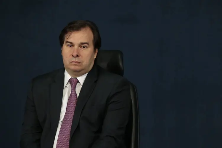 Rodrigo Maia, o presidente da Câmara (Cristiano Mariz/VEJA)