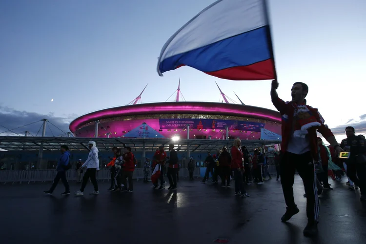 Torcedores na Copa 2018: Rússia faz fronteira com vários países do Espaço Schengen e da União Europeia (Anton Vaganov/Reuters)