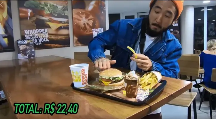 Burger King: comercial traz meme do "outfit" (Burger King/Divulgação)