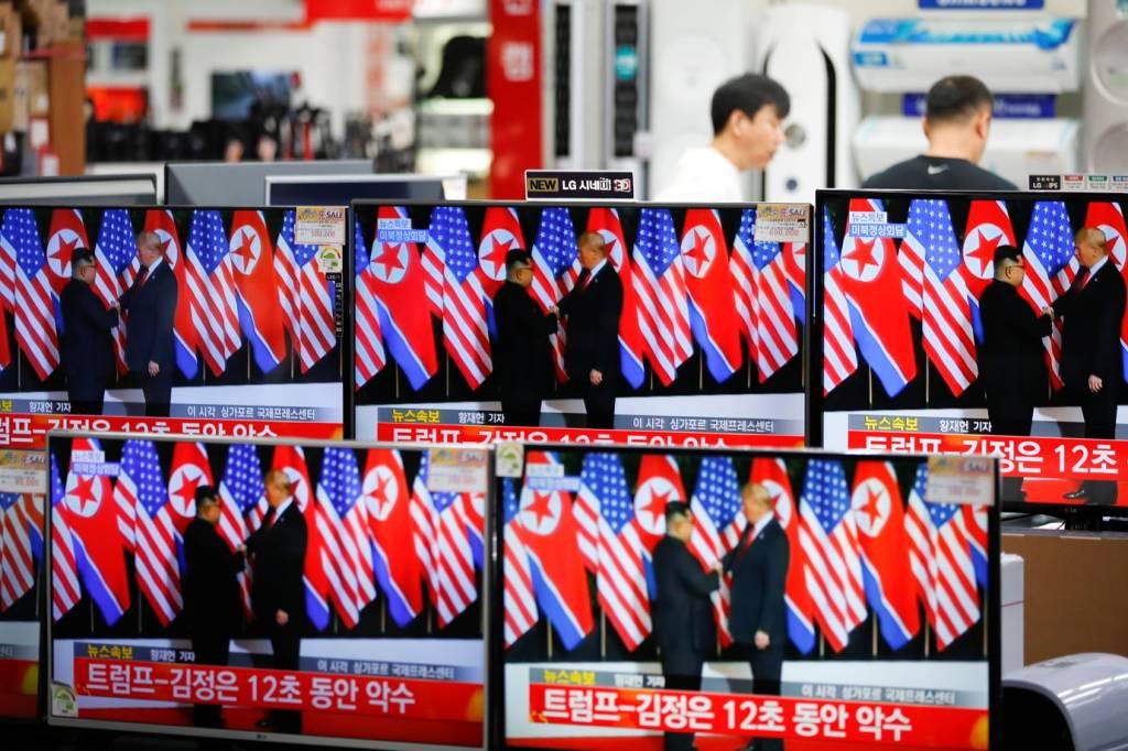 Reunião entre Trump e Kim leva esperança à última fronteira da Guerra Fria