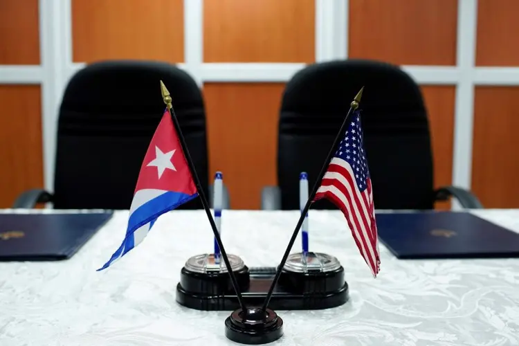 Cuba: EUA ordenaram em 29 de setembro a saída da maioria dos funcionários de sua embaixada na ilha (Alexandre Meneghini/Reuters)