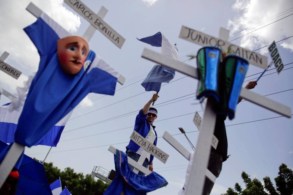 Protesto contra Ortega tem dois mortos e 11 feridos na Nicarágua