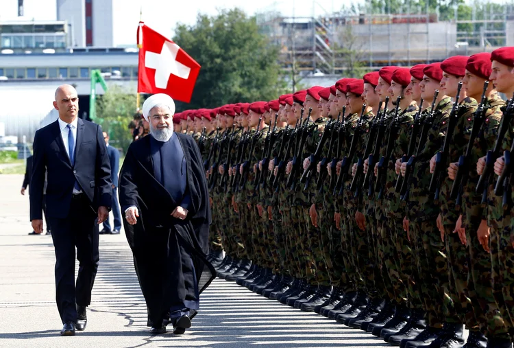A primeira parada da viagem de Rohani acontecerá na Suíça (Arnd Wiegmann/Reuters)