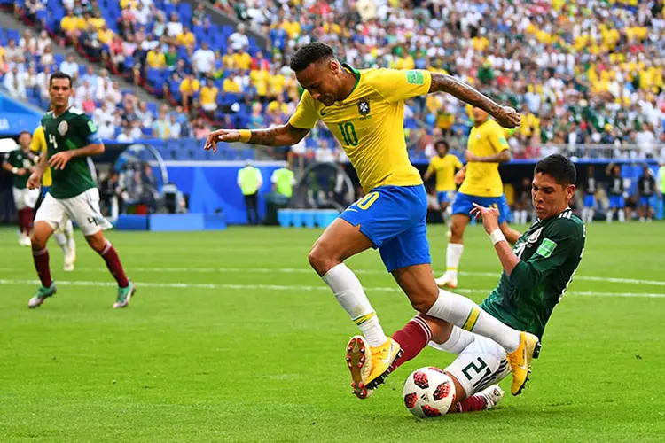 O Brasil chegou nesta segunda (2) ao total de 228, a maior artilharia na história da Copa do Mundo (Dylan Martinez/Reuters)