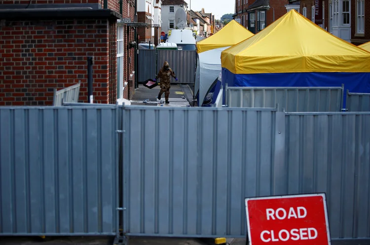 Quatro meses depois do caso Skripal, um casal foi envenenado com o agente Novichok (Henry Nicholls/Reuters)