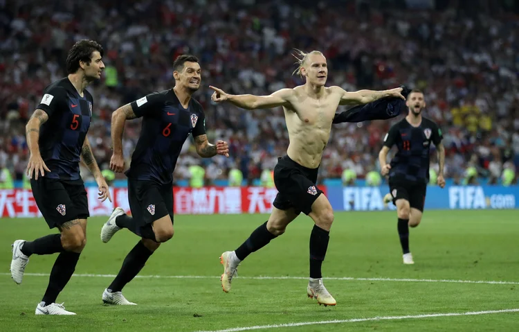 Copa do Mundo 1018: Croácia joga com Rússia nas quartas de final. 07 de julho de 2018. REUTERS/Carl Recine (Carl Recine/Reuters)