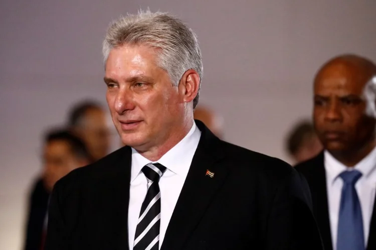 Miguel Díaz-Canel: "Esperem de nós apenas esforços e decisões em apoio a lutar, unir, somar, multiplicar, organizar, combater e triunfar. Nunca haverá espaço para dividir nem fraquejar" (Marco Bello/Reuters)