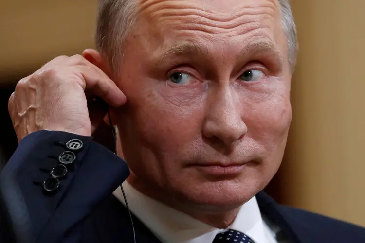 Putin: em setembro, o presidente russo convidou Kim para ir à Rússia quando ele considerasse oportuno (Kevin Lamarque/Reuters)
