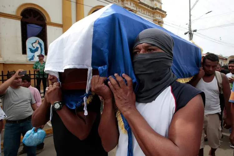 Nicarágua: grupo faz um apelo ao governo do país e a outros "atores sociais para que demonstrem seu compromisso" (Oswaldo Rivas/Reuters)
