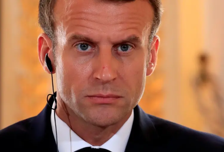 Macron concede entrevista em Paris
 17/7/2018    REUTERS/Gonzalo Fuentes/Divulgação (Gonzalo Fuentes/Reuters)