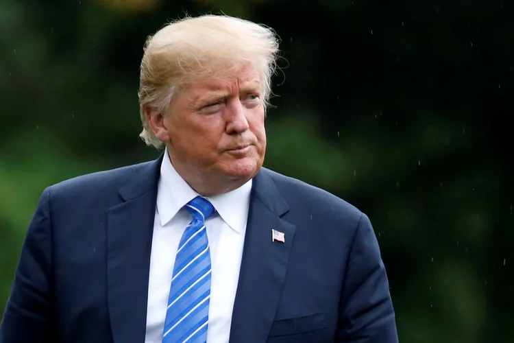 Imagem de arquivo de Donald Trump: "É preciso fazer algo, incluindo a possibilidade de os Estados Unidos começarem nosso próprio canal mundial para mostrar ao mundo que realmente somos GRANDES!", disse o presidente americano (Joshua Roberts/Reuters)