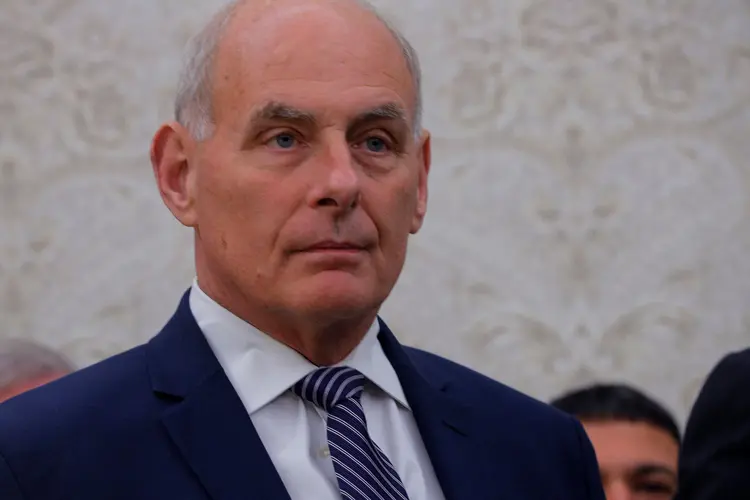 John Kelly: emissora "NBC"chegou a publicar que o chefe de gabinete chamou o presidente de "idiota" em várias oportunidades (Brian Snyder/Reuters)