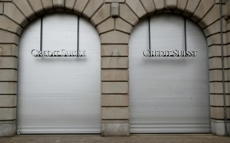 Logo do banco suíço Credit Suisse em agência em Zurique, Suíça
01/05/2018
REUTERS/Arnd Wiegmann (Arnd Wiegmann/Reuters)