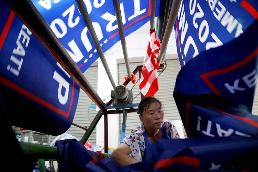 Made in China: bandeiras para reeleição de Trump podem ser alvo de tarifas