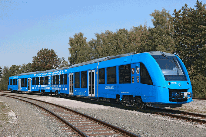 Trem da Alstom movido a hidrogênio estreia na Alemanha