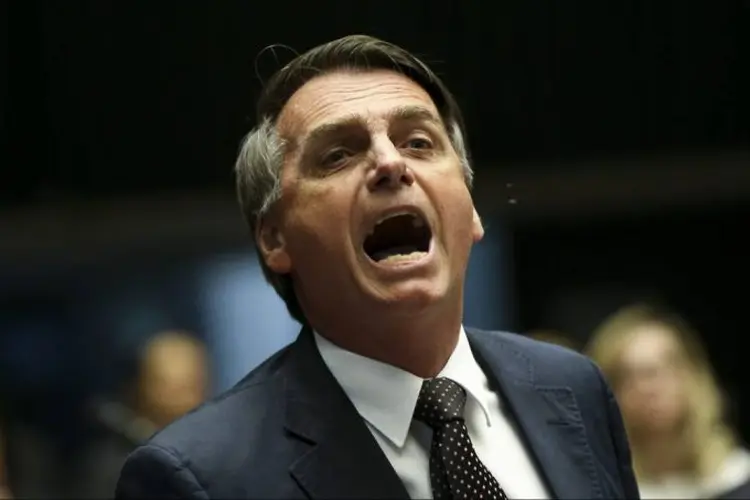 Bolsonaro: o candidato à presidência acusou o PT de fazer política "comprando consciências" (Marcelo Camargo/Agência Brasil)