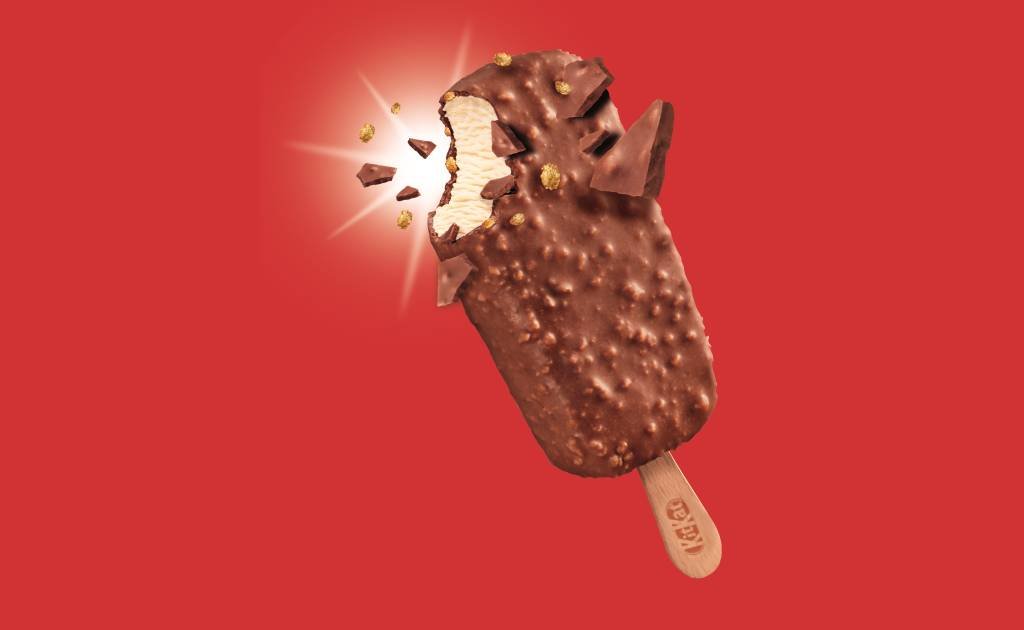 Nestlé lança sorvete de Kit Kat no Brasil