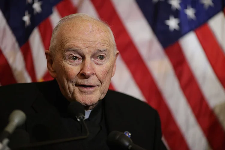 Theodore McCarrick: o ex-cardeal já estava proibido desde julho de exercer seu ministério (Chip Somodevilla/Getty Images)