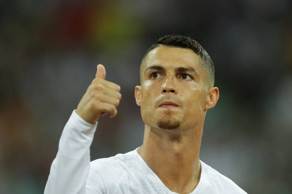 CR7: depois de nove temporadas no Real Madrid, ele acertou com a Juventus (Richard Heathcote/Getty Images)