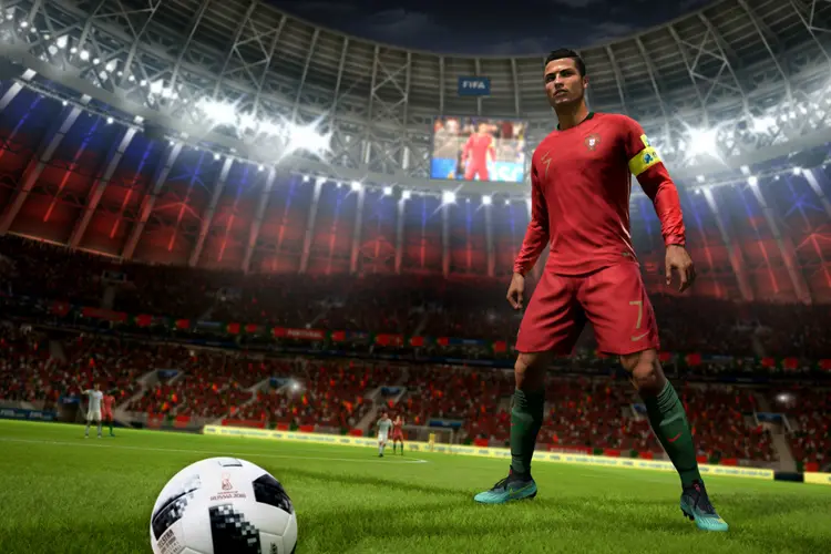 Cristiano Ronaldo no jogo FIFA 2018: mercado de e-sports está conquistando até os clubes tradicionais de futebol (FIFA/EA Sports/Divulgação)