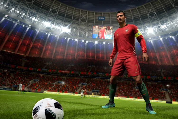 Cristiano Ronaldo no jogo FIFA 2018: mercado de e-sports está conquistando até os clubes tradicionais de futebol (FIFA/EA Sports/Divulgação)