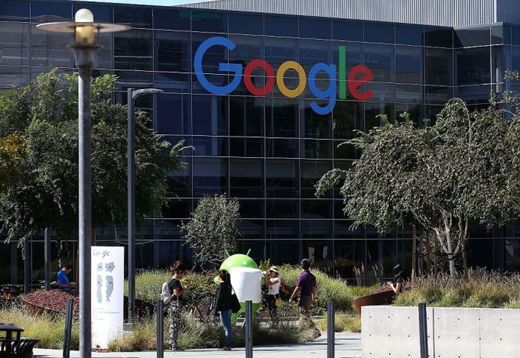 Escritório do Google: empresa recebeu multa bilionária na Europa nesta quarta-feira (Justin Sullivan/Getty Images)