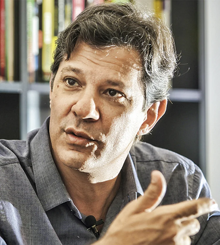 Haddad: presidenciável deve indicar nomes ao governo que agradem ao mercado (Werther Santana/Estadão Conteúdo)