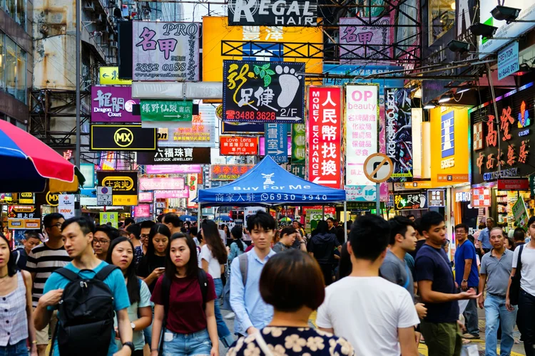 As ruas de Hong Kong (Danielvfung/Thinkstock)