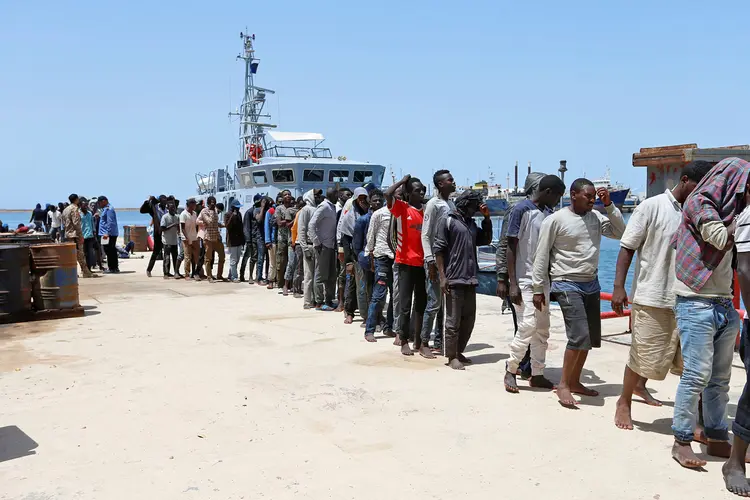 Imigração: a UE tem disponibilizado bilhões de euros para assegurar acordos com líderes ao redor do Mediterrâneo (Ismail Zitouny/Reuters)