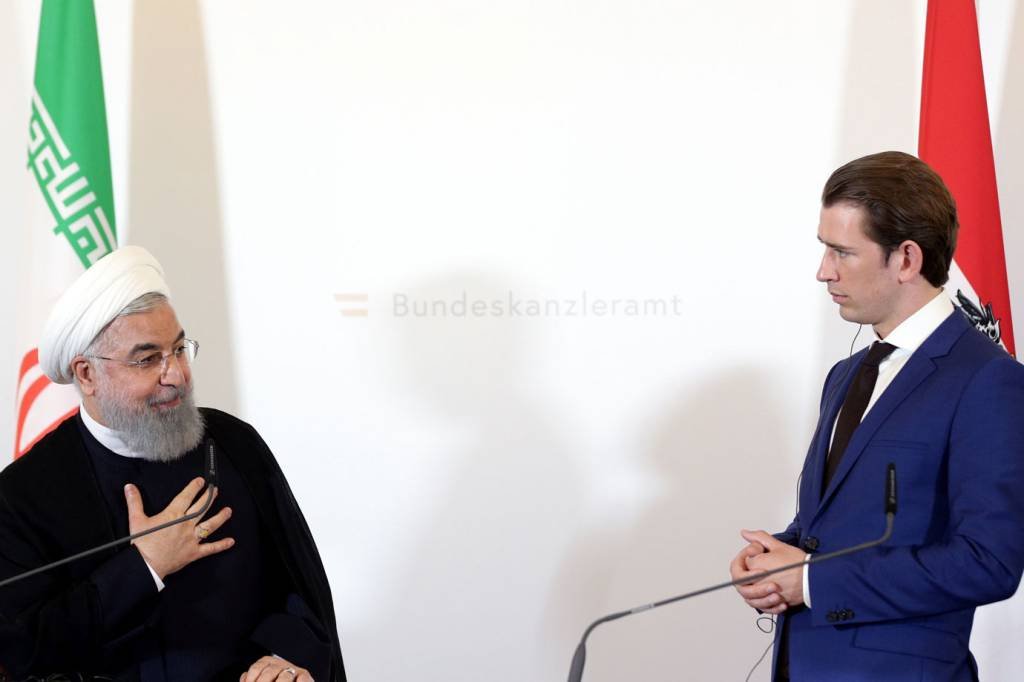 Na Áustria, presidente do Irã defende acordo nuclear