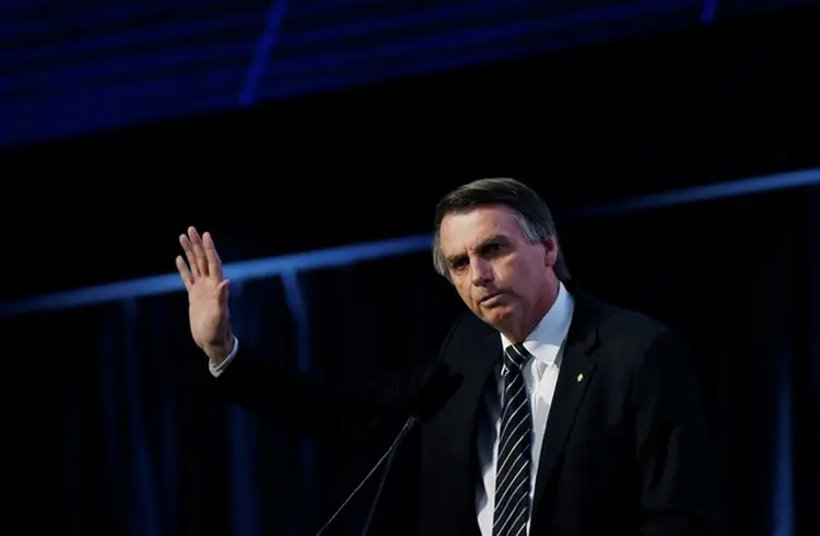 Bolsonaro: candidato disse ter feito uma "brincadeira" quando disse ter dado "uma fraquejada" e teve um de seus filhos do sexo feminino (Adriano Machado/Reuters)