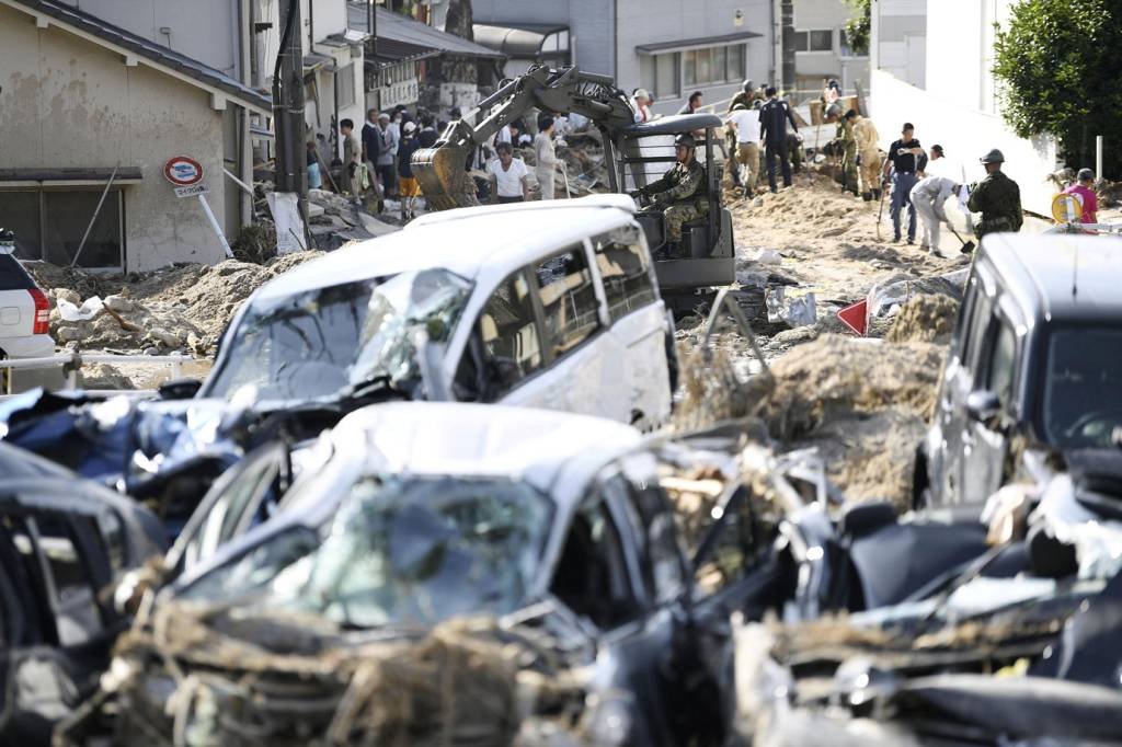 Chuvas deixam pelo menos 156 mortos no oeste do Japão