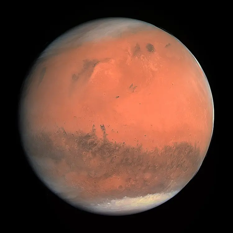 Vista de Marte (Wikimedia Commons/Wikimedia Commons)
