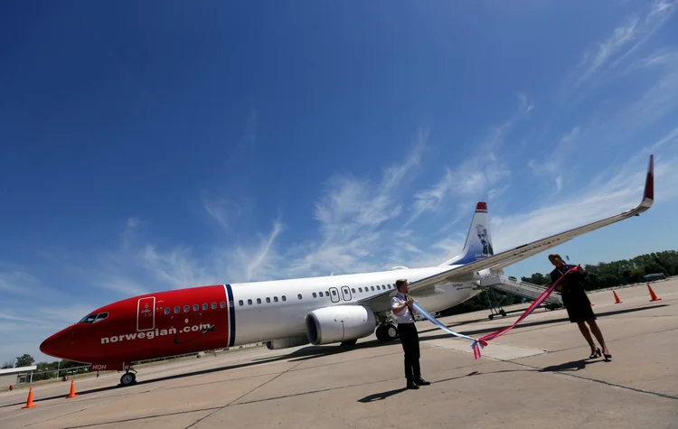 Ampliação de operações na América do Sul: a Norwegian Air solicitou os direitos através de sua subsidiária no Reino Unido (Marcos Brindicci/Reuters)