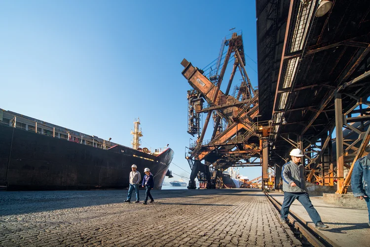 Porto de Santos, em São Paulo (Leandro Fonseca/Exame)